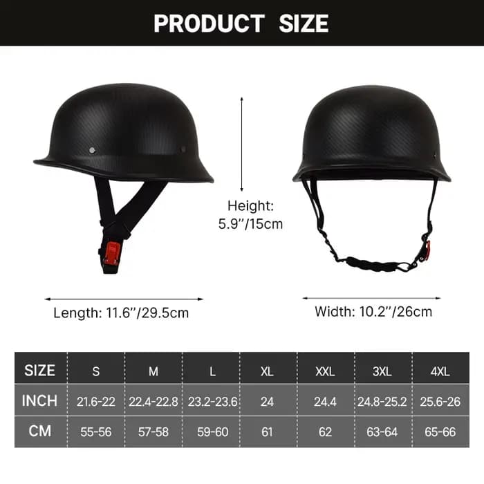 Casque de moto demi-visage pour hommes et femmes