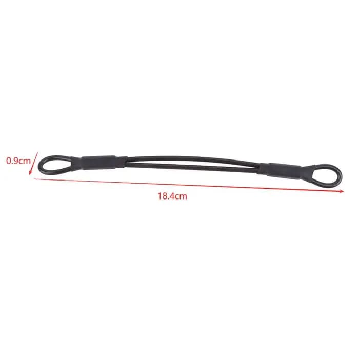 Câble antivol robuste en acier inoxydable pour casque de moto, 2/5/10 pièces