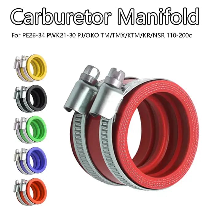 Adaptateur en caoutchouc pour carburateur de moto