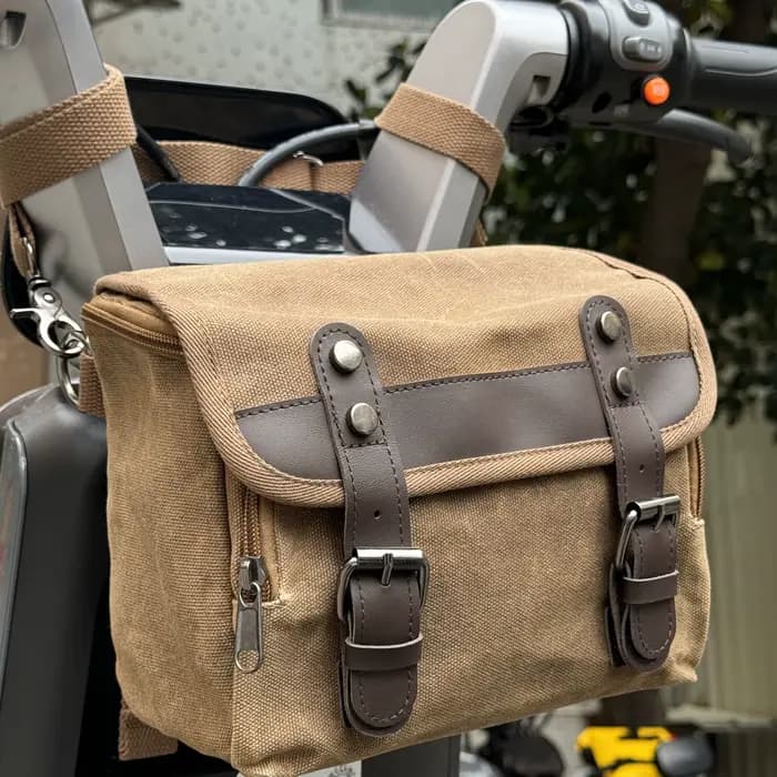 Sac à dos moto vintage