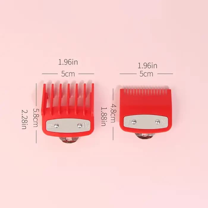 Ensemble de 2 pièces d'accessoires pour tondeuse à cheveux, peigne limité, protection pour tondeuse à cheveux, tondeuse à cheveux professionnelle, accessoires pour tondeuse à cheveux spécialement conç