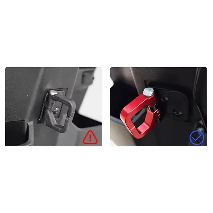 Crochet de rangement pour casque de scooter à rebond automatique pour KYMCO KR50 2026