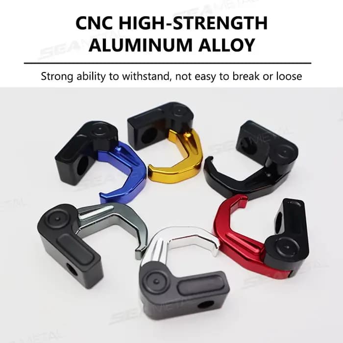 BLALION support de casque de moto CNC en aluminium sac à bagages