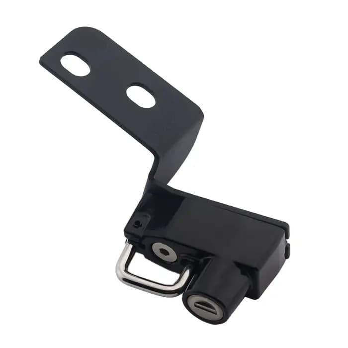 Verrouillage latéral pour casque de moto