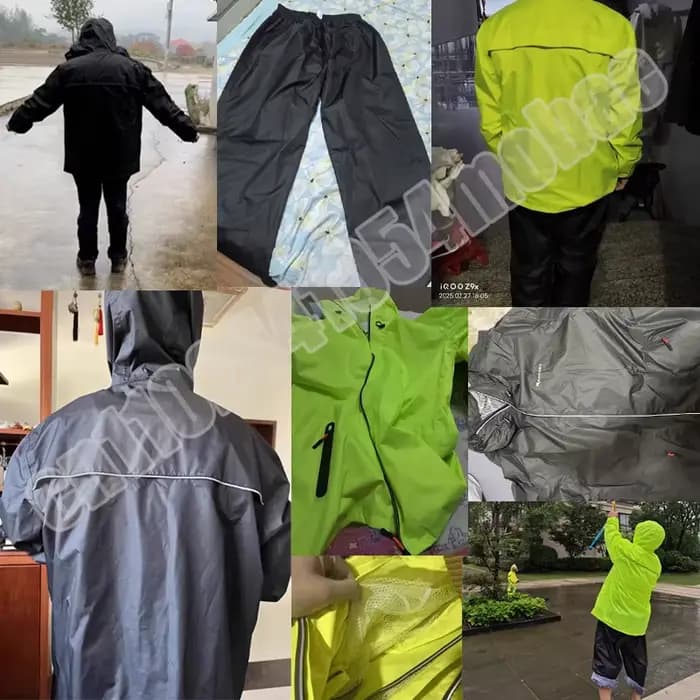 Combinaison imperméable pour moto