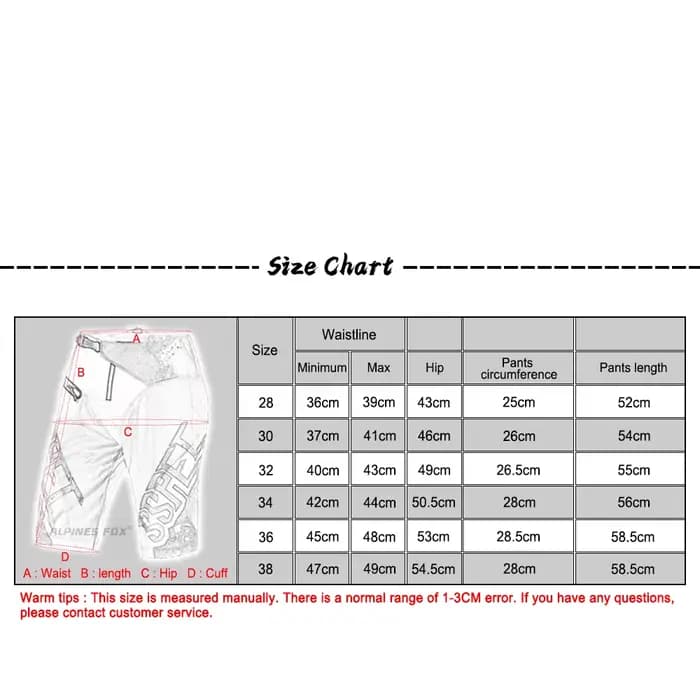 Pantalon court de course de motocross d'été