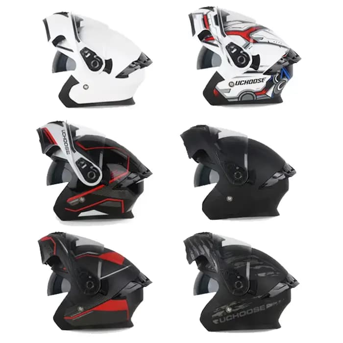 Casque de Moto DOT de haute qualité quatre saisons course de Motocross modulaire rabattable Casco