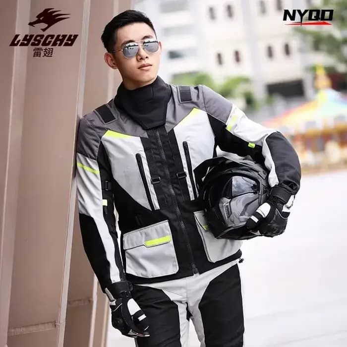 LYSCHY combinaison de Moto Kit de rallye grande taille anti-chute imperméable