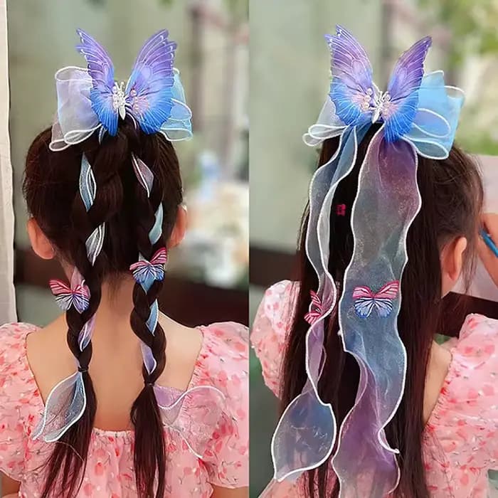 Accessoires pour cheveux d'enfants : Nœuds, rubans, épingles à cheveux tressées, coiffes, épingles à cheveux de princesse pour filles d'été