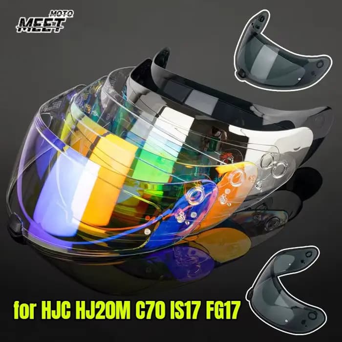Étui De visière De casque De Moto HJ-20M pour HJC C70 FG-17 IS-17 FG-ST HJ-20ST Anti-UV Anti-poussière
