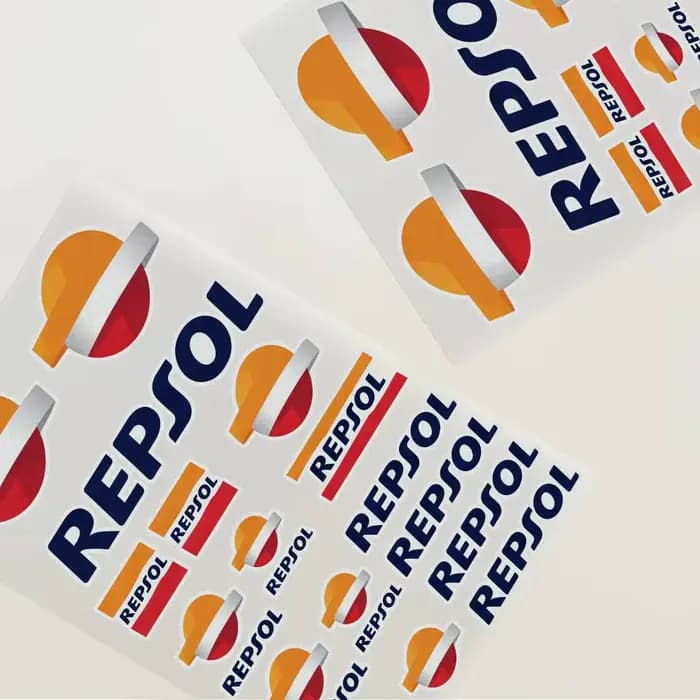 Bande réfléchissante REPSOL pour casque