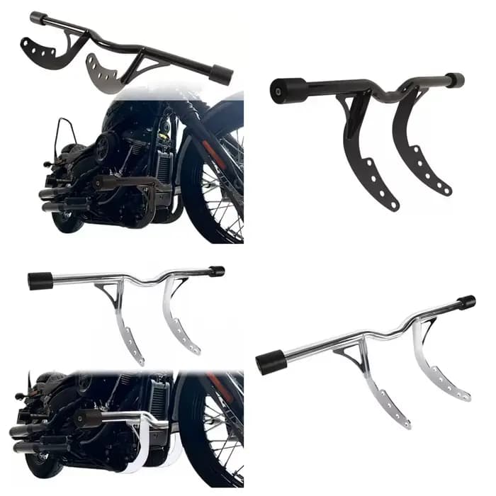 Pour harley-davidson Softail Low Rider S Fat Boy Breakout Street Bob Fat Bob Middle 1 rangement pare-chocs de protection barre Anti-chute