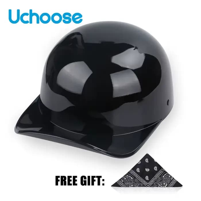 Casque de moto rétro Uchoose DS style casquette de baseball