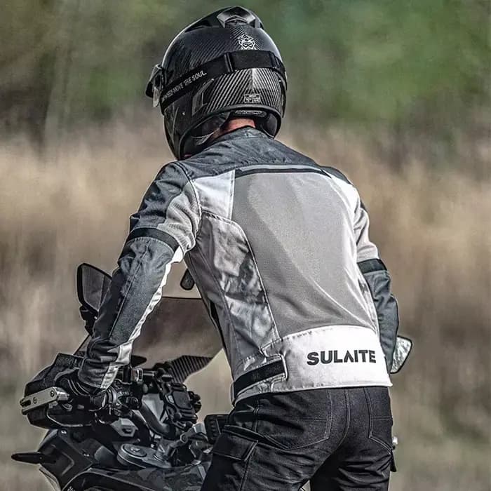 Veste d'été en maille respirante pour Moto