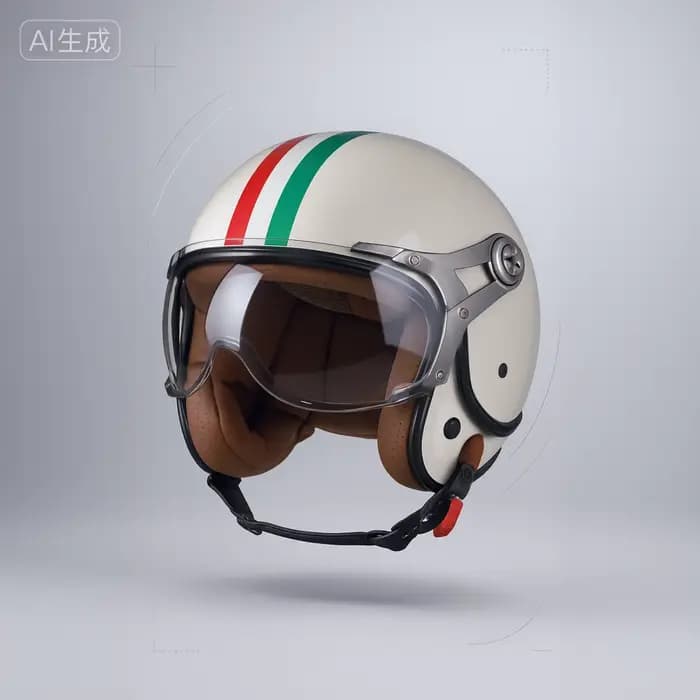 Casque Moto Professionnel Style Français