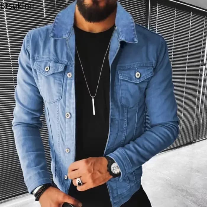 Nouvelles Vestes en Jean pour Hommes 2026 – Collection Printemps-Automne – Coupe Slim Décontractée et Élégante –