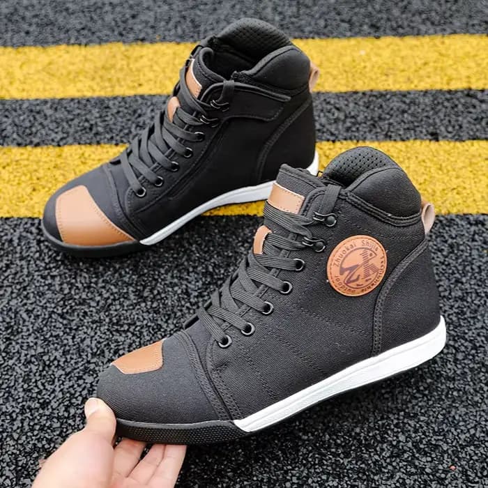 2025 bottes de moto hommes chaussures de motobiker