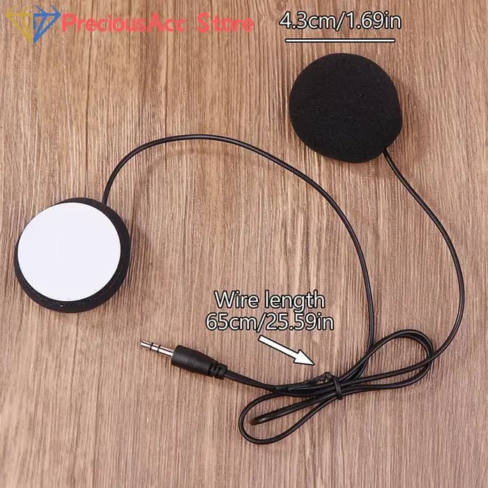 Intercom Bluetooth pour casque de moto Cardo avec micro filaire souple et haut-parleur 3