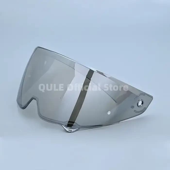 Visière de casque de moto avec placage de lunettes