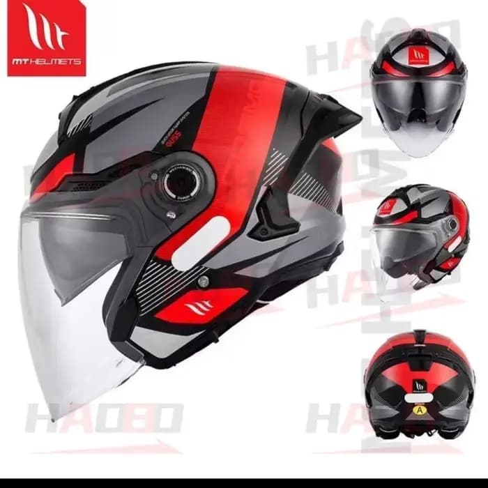 Accessoires de remplacement de pare-brise pour demi-casque MT Cosmo SV