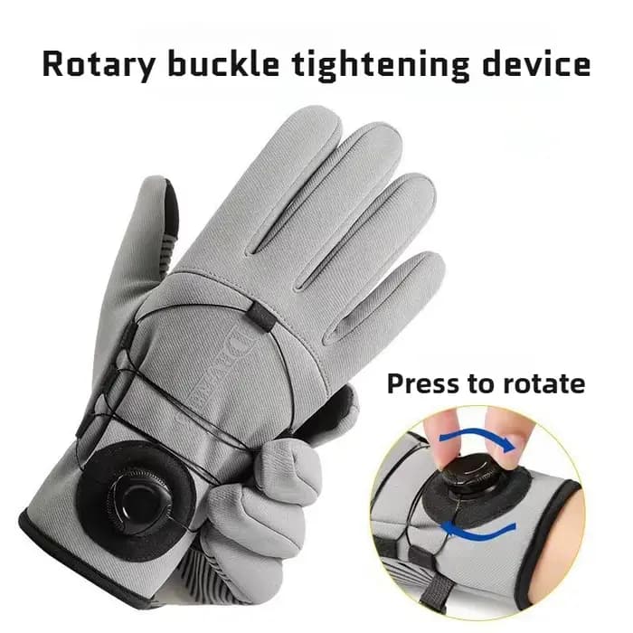 Gants de cyclisme d'hiver chauds imperméables coupe-vent unisexe avec écran tactile pour l'équitation en plein air ski course accessoires de vélo