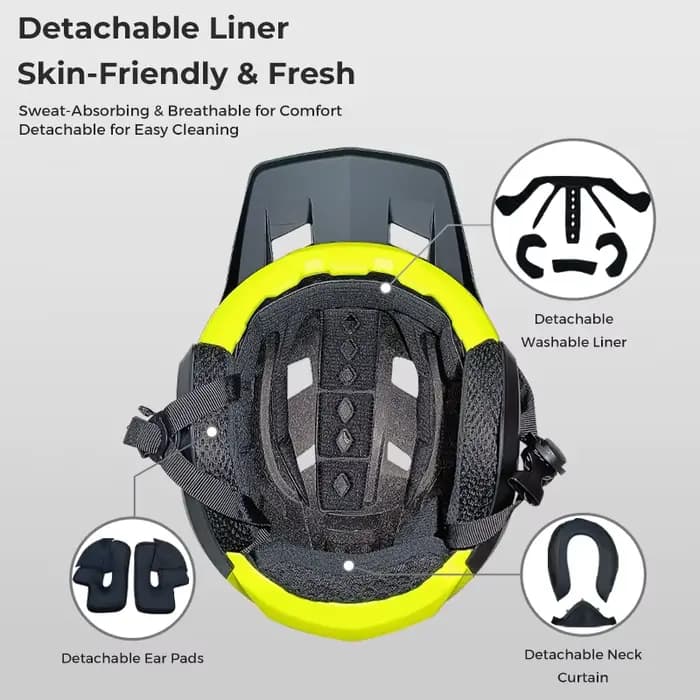 Casque de moto de montagne robuste