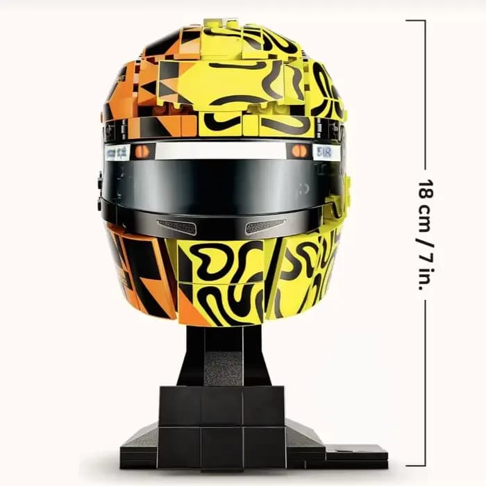 Nouveau 2026 – Modèle de casque de pilote de course Lando Norris jaune