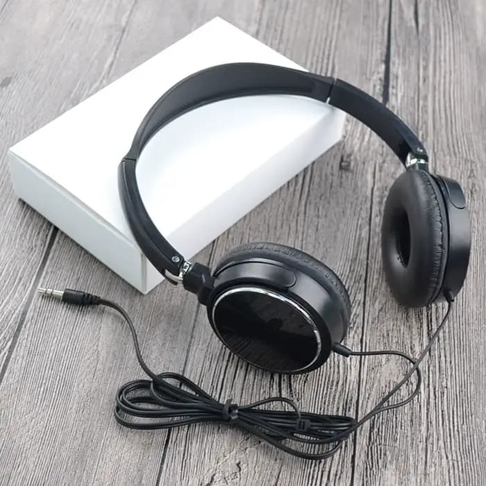 Universel 3.5mm filaire ordinateur casque pliable Portable musique jeu casque suppression de bruit sport écouteur stéréo casque