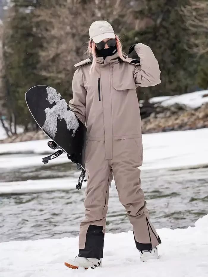 Airpose combinaison de Ski une pièce imperméable respirant Snowboard hiver vêtements de travail pantalon veste de Ski femmes hommes vêtements de neige combinaison de Ski