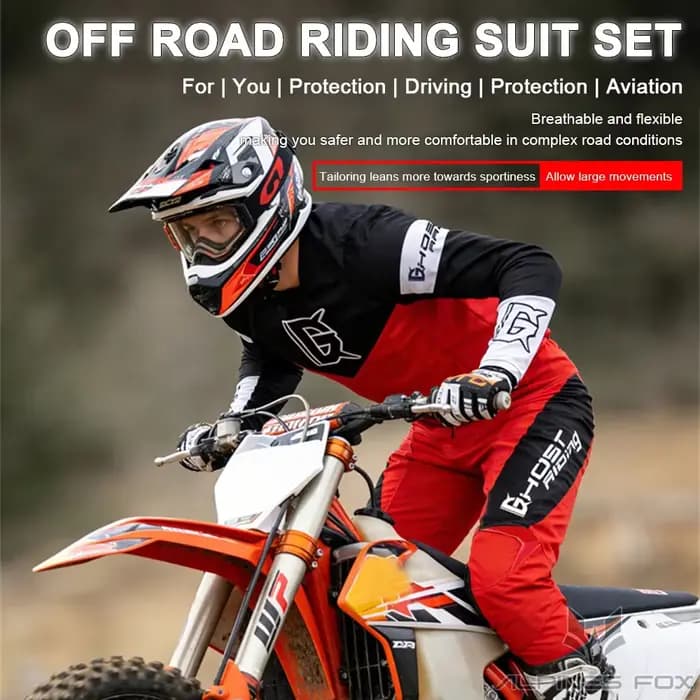 Ensemble d'équipement de motocross d'été
