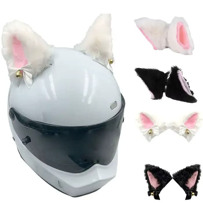 Paquet de 2 accessoires de casque d'oreilles de chat en fausse fourrure