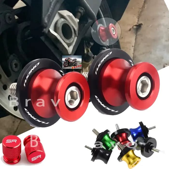1 paire pour Aprilia Tuono 125 457 660 V4 usine 1100 CNC accessoires bras oscillant bobines curseurs vis de support boulons moto