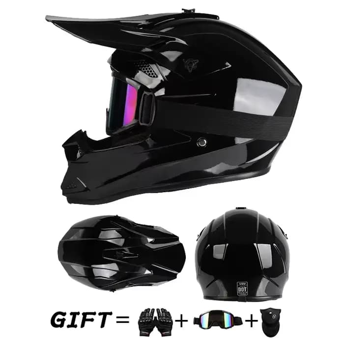 Casque de moto tout-terrain pour rallye et descente