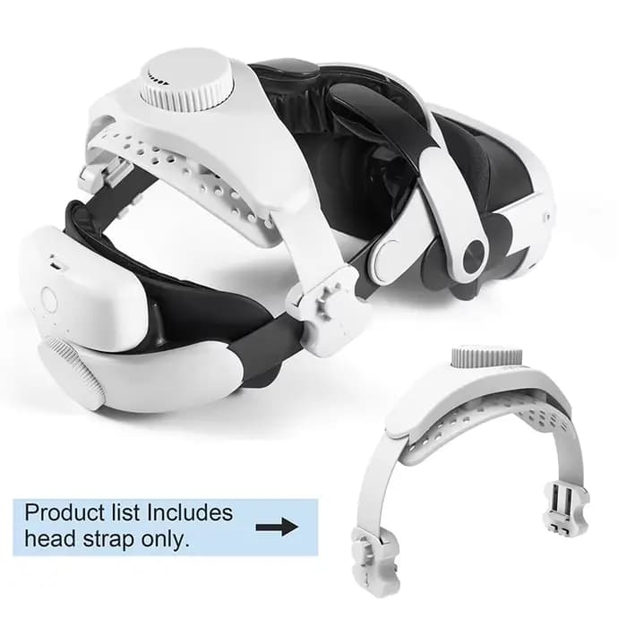 Sangle de tête réglable pour Meta Quest Pro/PSVR2, réduit la pression sur la tête, confort amélioré, accessoires VR pour Meta Quest 3S/3