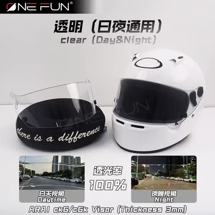 Visière de casque de moto photochromique