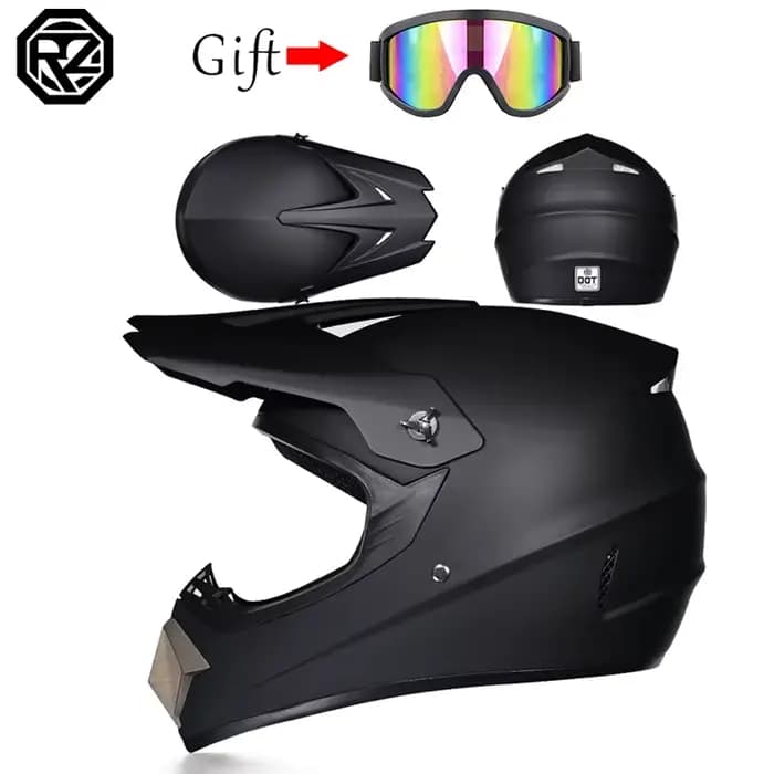 ORZ casque tout-terrain professionnel pour enfants voiture de sport descente AM DH