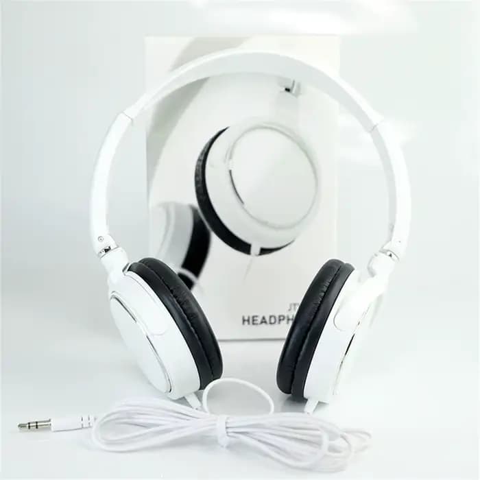 Écouteurs filaires pliables sur l'oreille, son stéréo HiFi, casque portable, téléphone de sauna universel, 3.5mm