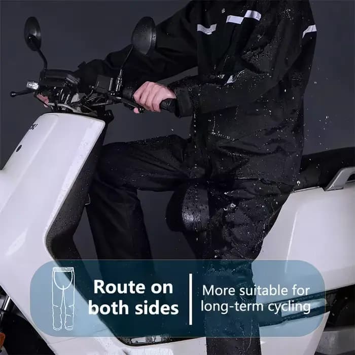 1 ensemble manteau à capuche et pantalon combinaison de pluie pour femmes hommes équipement