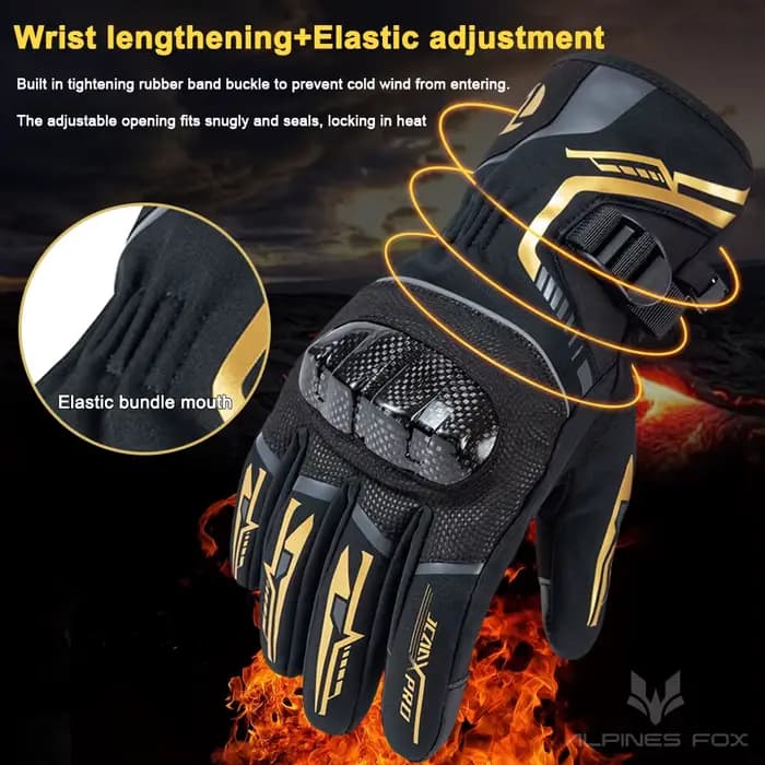 Gants de Moto chauds et coupe-vent pour l'hiver