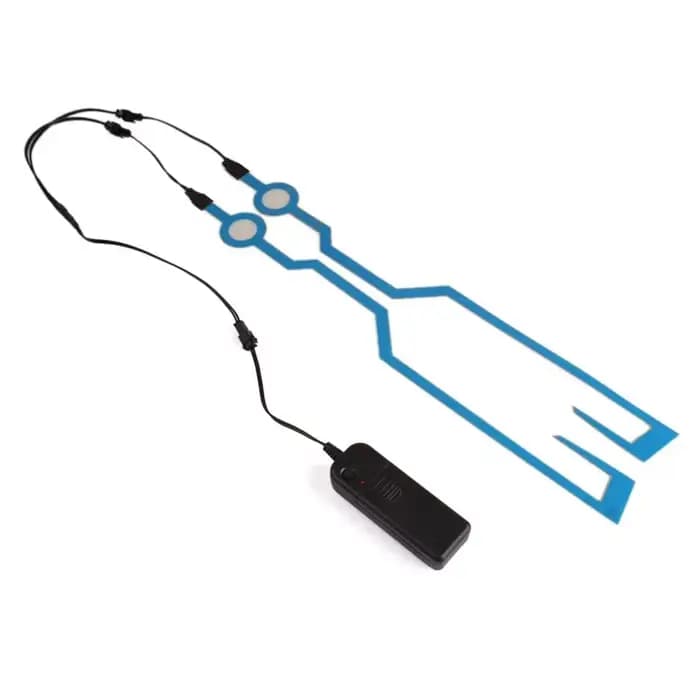 Lumière LED noire pour casque de moto