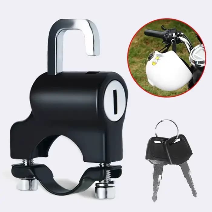 Verrou antivol universel en métal pour casque