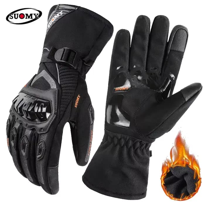 Gants de moto d'hiver imperméables