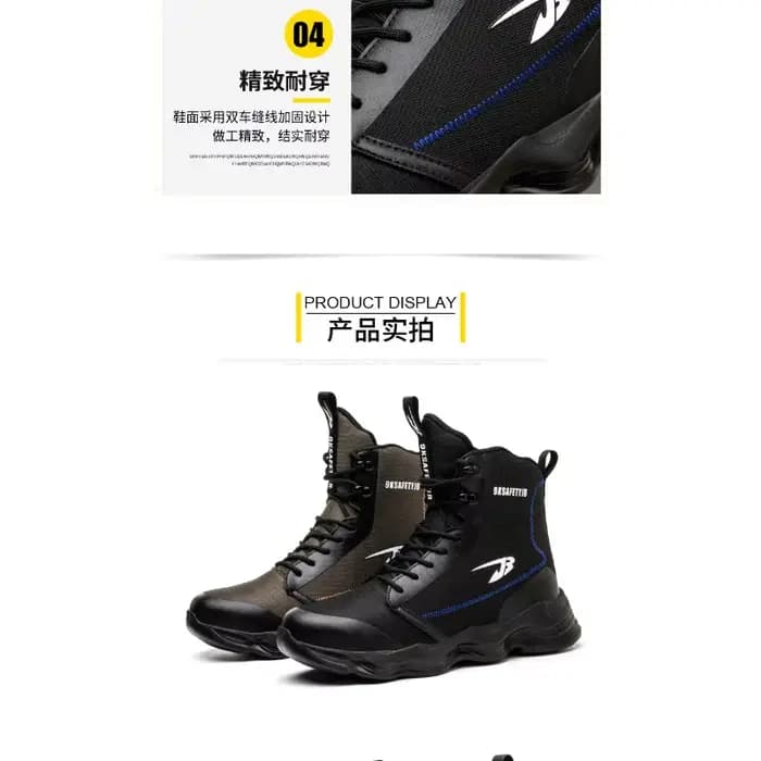 Bottes de Moto noires, chaussures d'équitation pour hommes