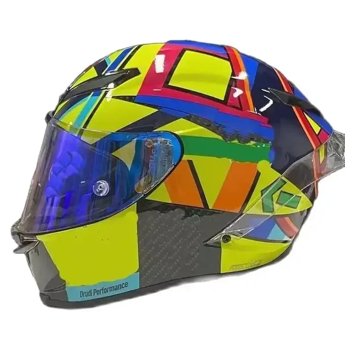 Scooter Motocross grand Spoiler Casque soleil et lune rouleau