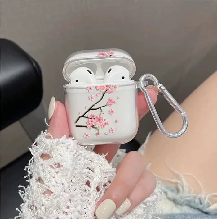 Étui pour écouteurs mignon compatible avec Apple AirPods 4, 1, 2, 3, Pro, Pro 2, Pro 3, housse de protection avec crochets