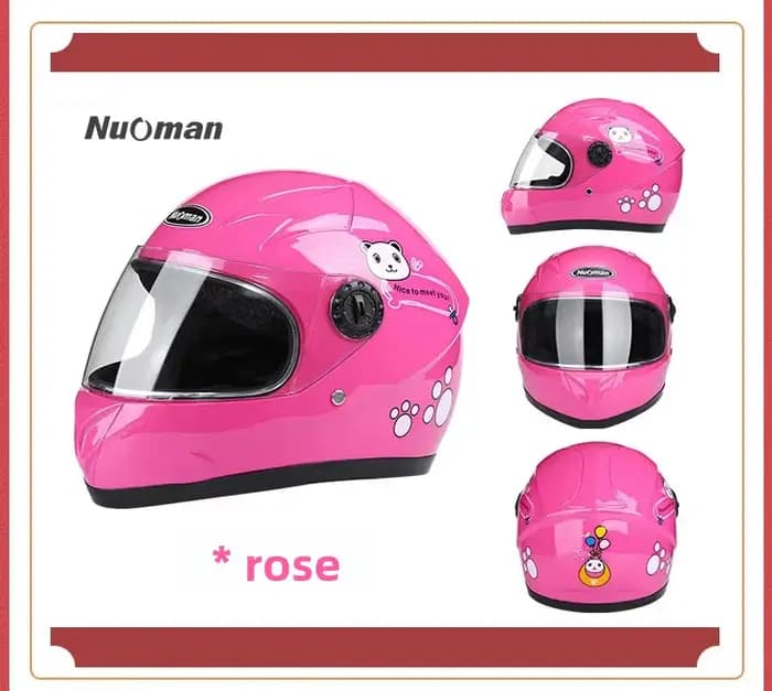 Casque de moto pour enfants de 3 à 9 ans