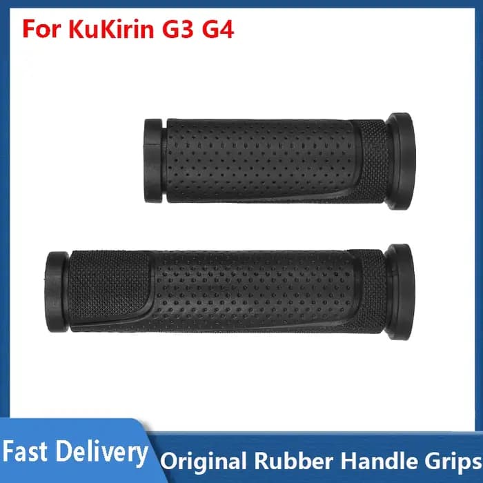 1 paire de poignées en caoutchouc antidérapantes d'origine KUGOO KIRIN G4 pour trottinette électrique KuKirin G2 G3 G4