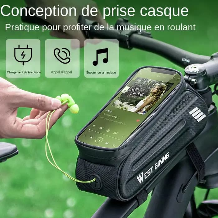 WEST BIKING – sac étanche pour téléphone portable 7.0 pouces