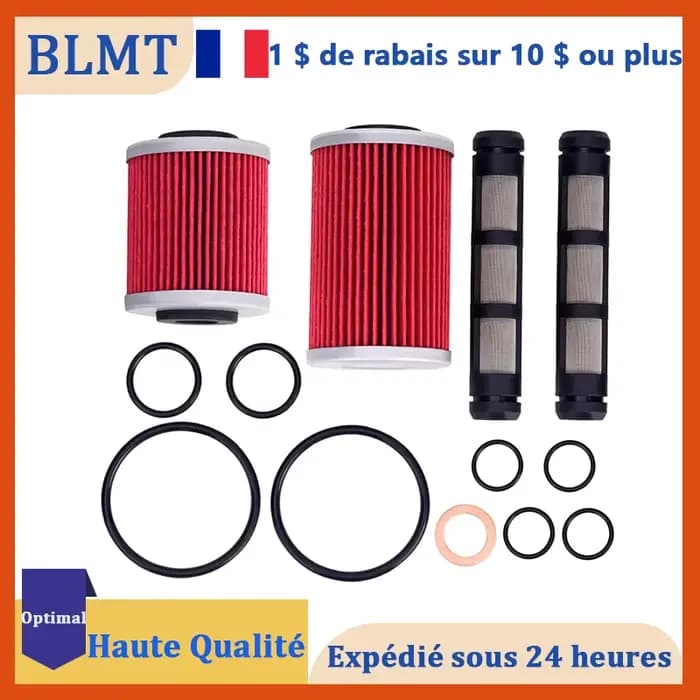 Kit de filtres à huile pour accessoires de moto