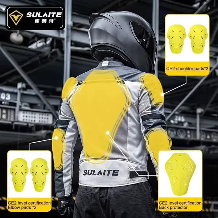 Veste d'été en maille respirante pour Moto